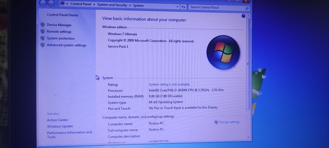 Dezmembrez Laptop Dell Latitude E6420 procesor i7
