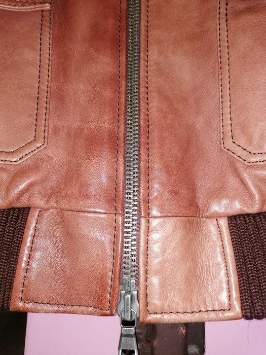 Geaca piele Benetton