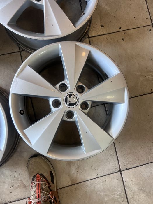 Jante originale skoda 3- 5x112 r16 - fara probleme -1500 lei set