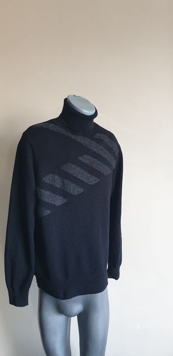 Emporio Armani EA7 Wool Knit - 50 / L  ОРИГИНАЛ! Мъжки Вълнен Поло Пул