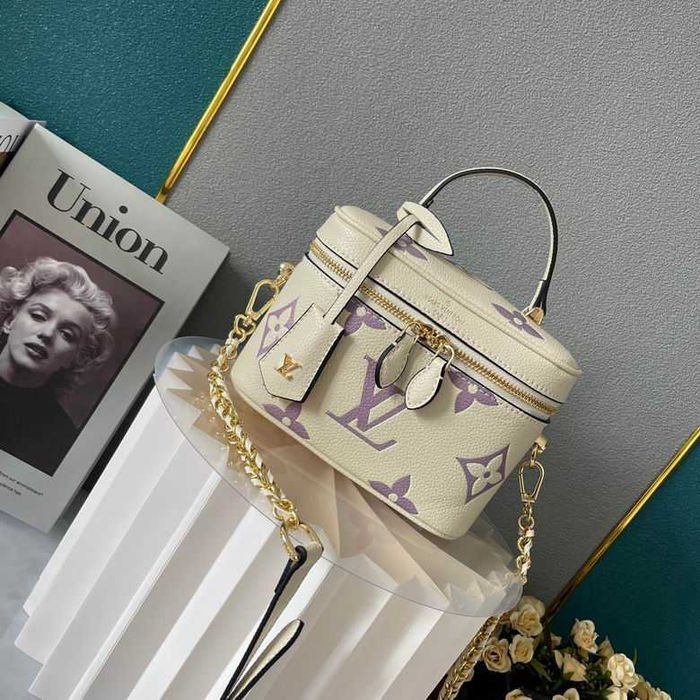 Geanta LV VANITY, Calitate Premium, 100% piele, DROPZONE22
