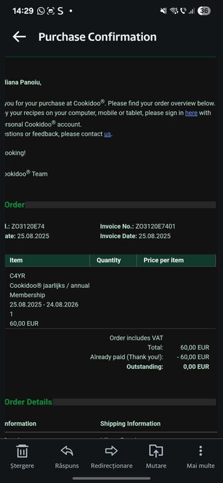 Thermomix TM 6 10 ani garantie