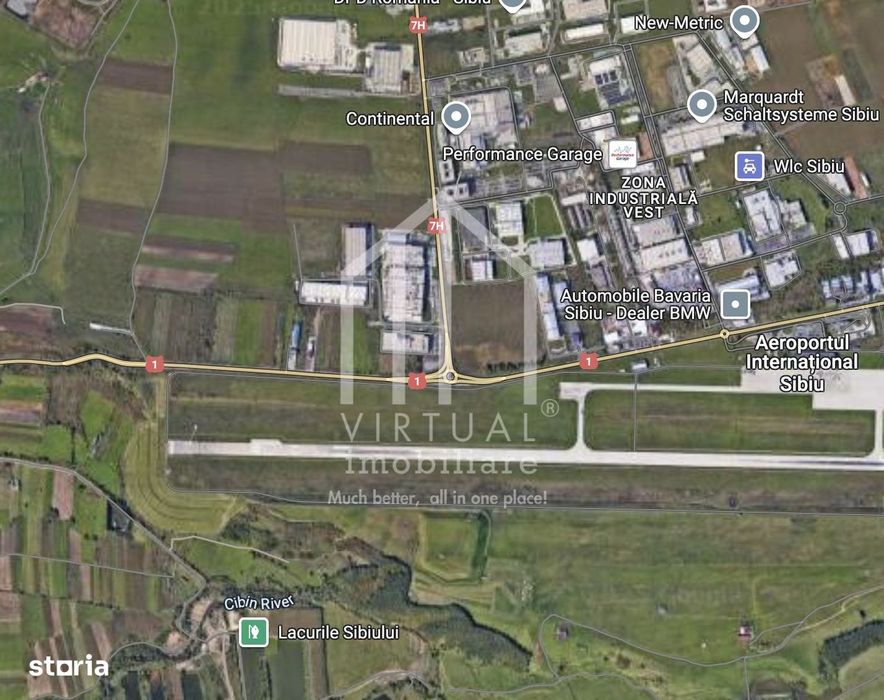 Teren de vanzare - pretabil spatiu birouri - 7798 mp