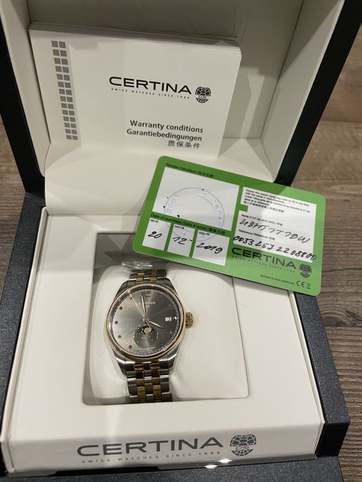 Дамски часовник CERTINA DS-8 MOON PHASE 32,5MM