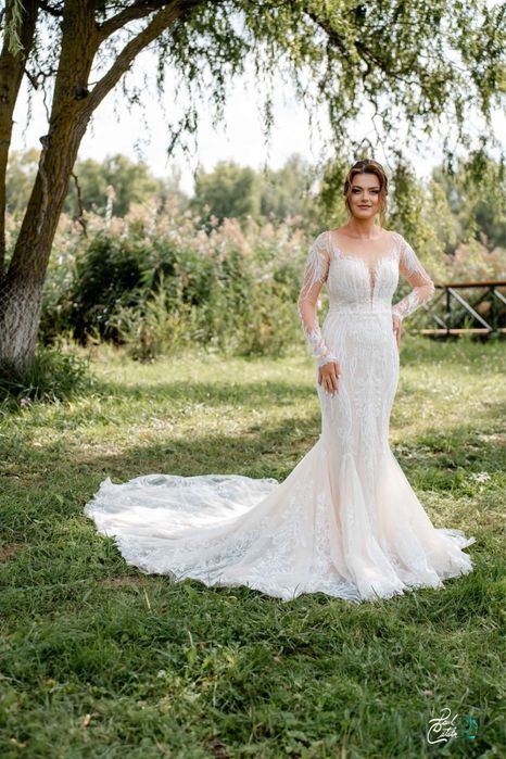 Rochie de mireasa de vanzare,Marimea S!!!