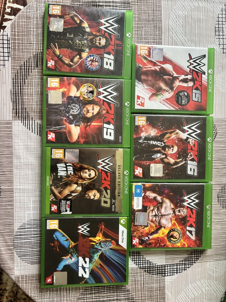 WWE 2k15 до WWE 2k22 за XBOX ONE