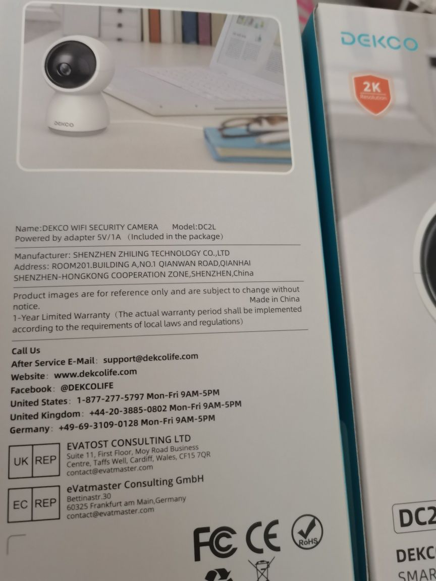 Camere wifi de interior 2K