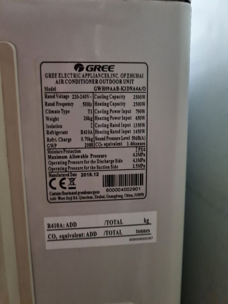 Кондиционер Gree inverter