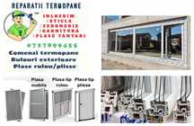 Reparatii TERMOPANE PVC si Aluminiu