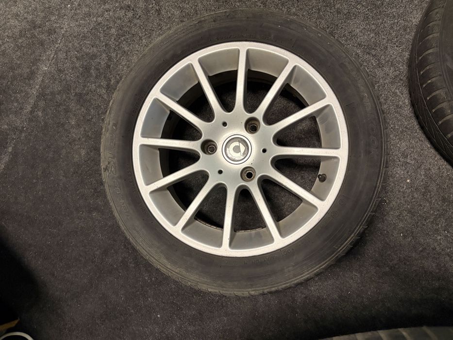Jante cu cauciucuri Smart ForTwo stare foarte buna cauciucuri OK