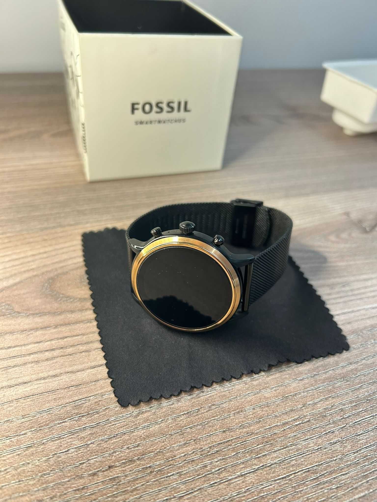 Smartwatch Fossil Gen 6-Black Stainless Steel Bracelet