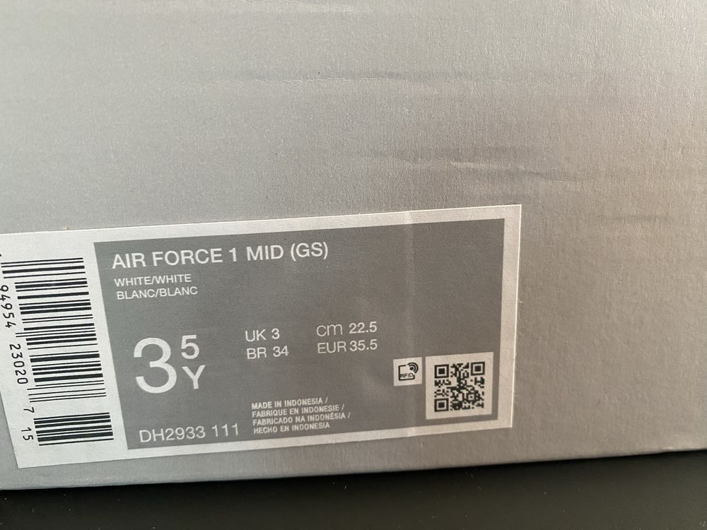 Adidasi Originali Nike Air Force 1 Mid cod DH2933-111