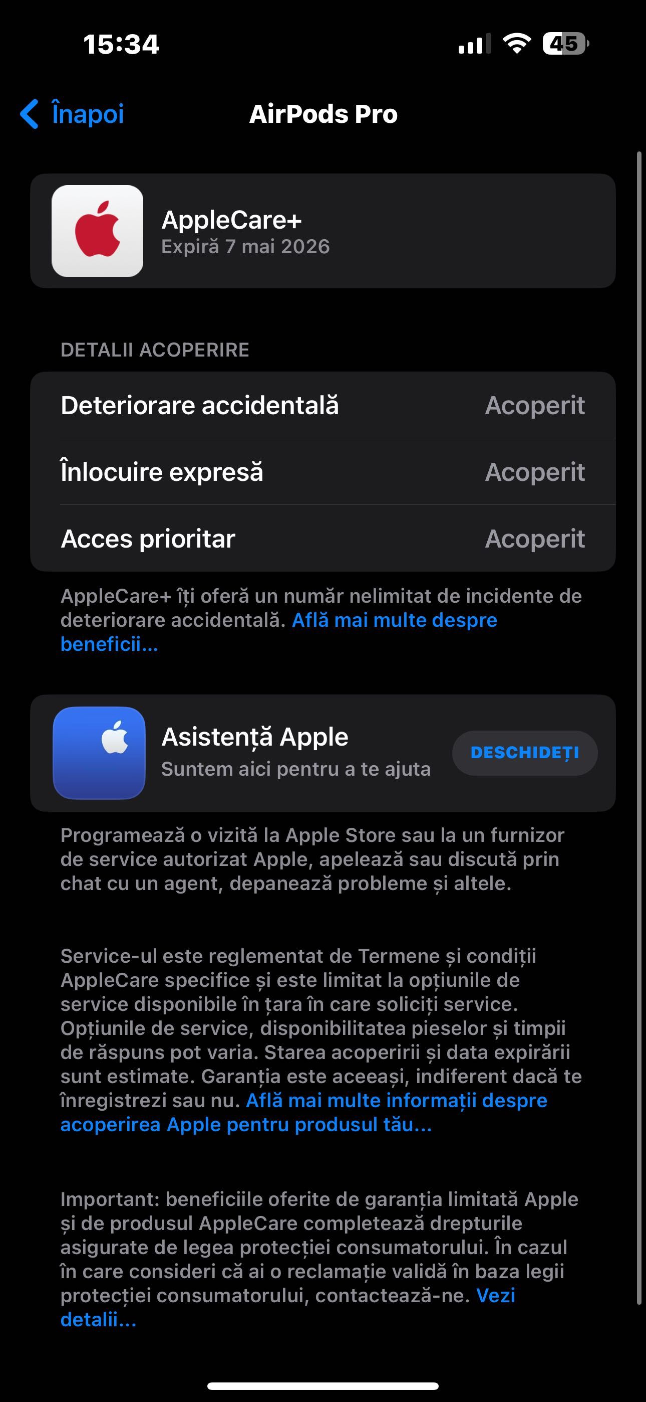 Airpods 2 pro - garantie Apple