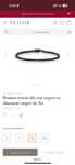Bratara tennis din aur negru de 14
cu diamante negre de 2.24 CT