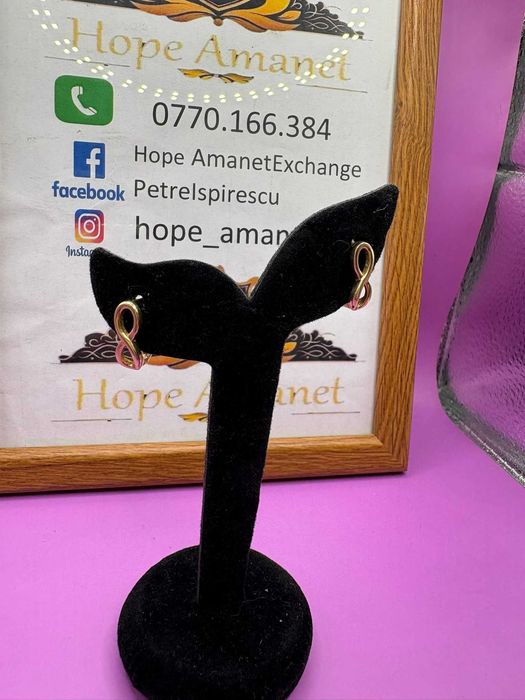 HOPE AMANET P2-Cercei din aur de 14k