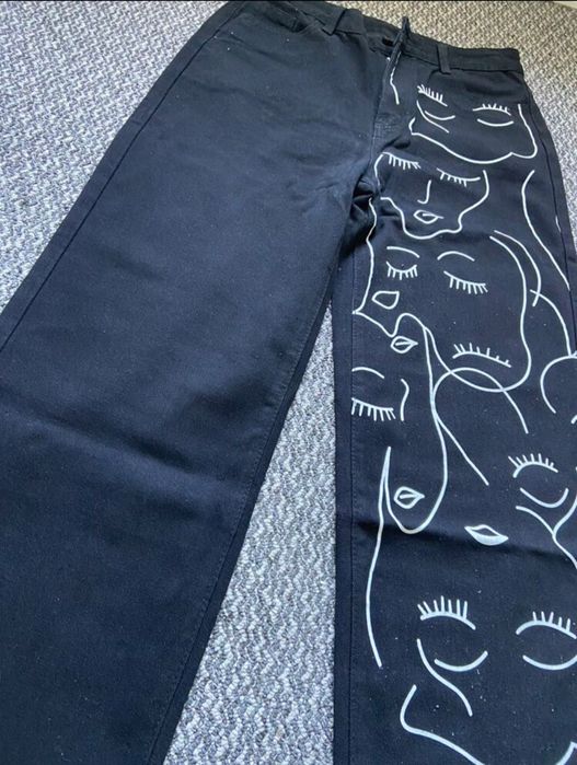 Дънки с висока талия SHEIN