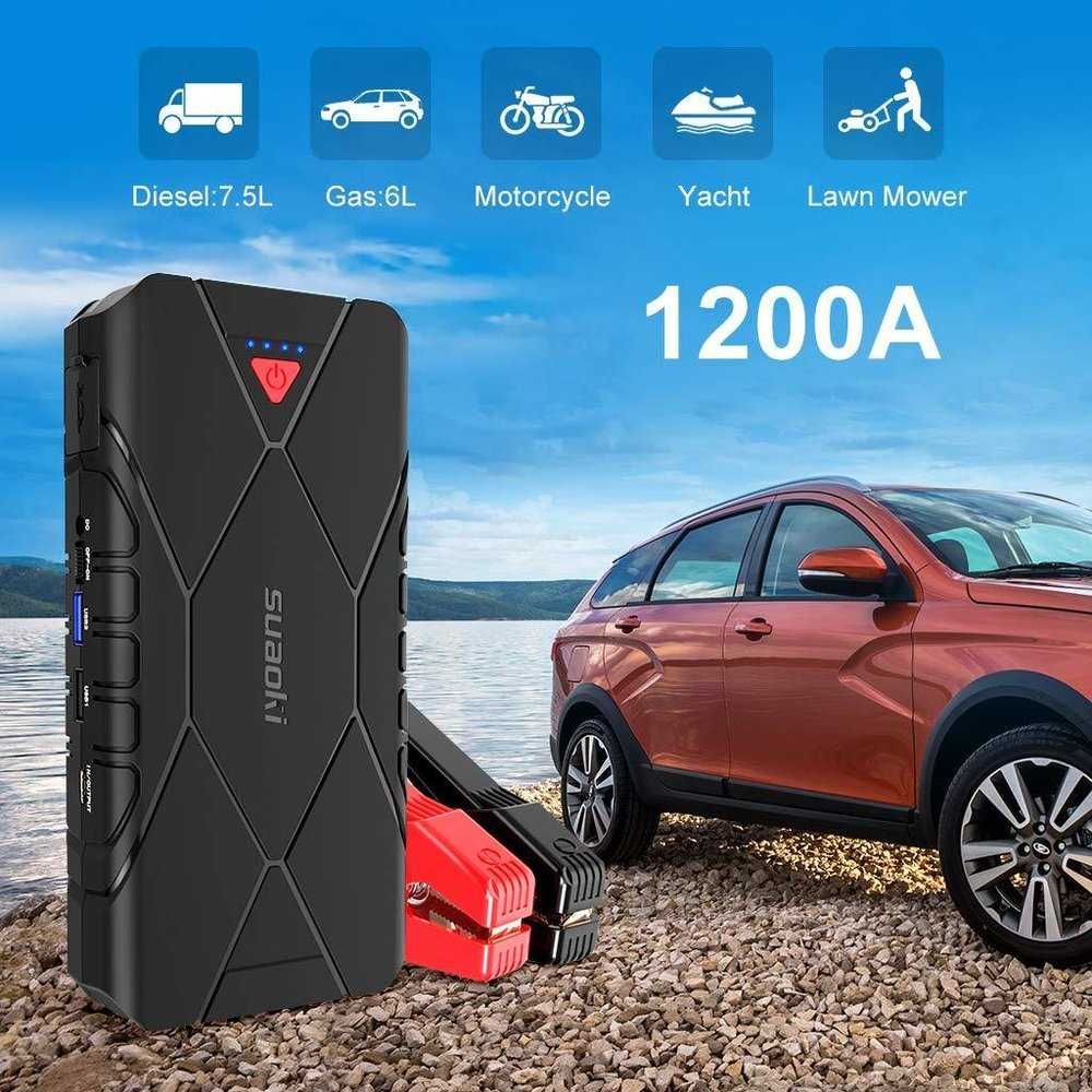 SUAOKI U18 1200A 16000mAh Стартер за автомобил с компресор