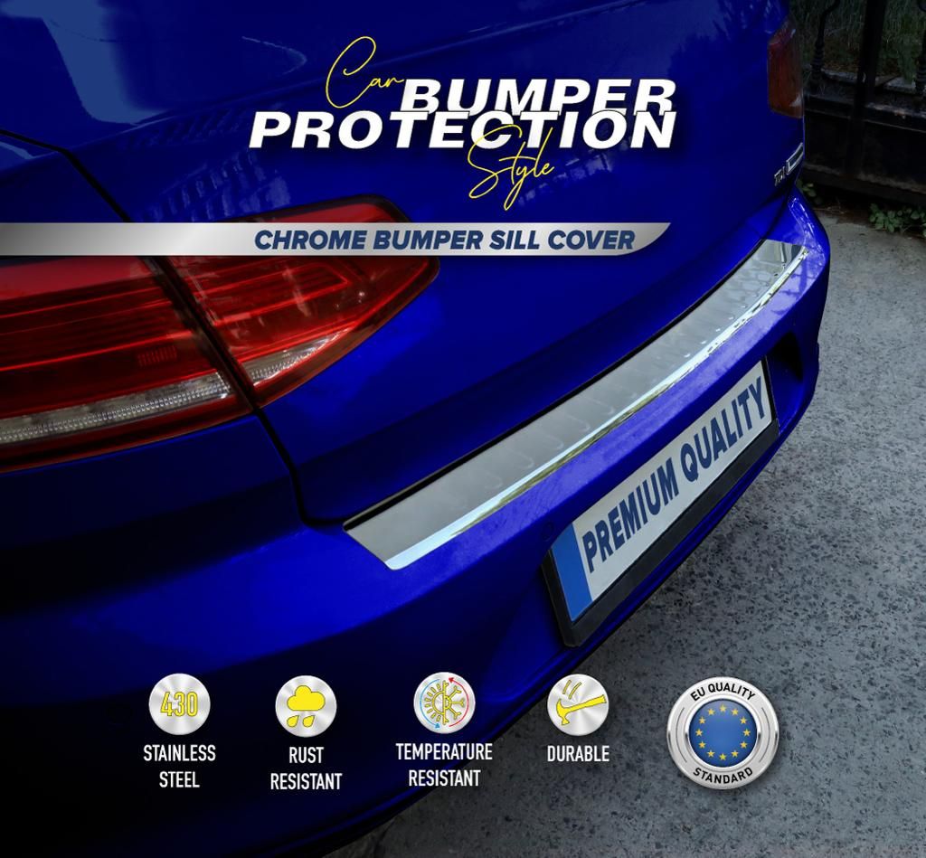 Ornament protectie bara INOX RENAUL TMEGANE 4 HATCHBACK 2016-