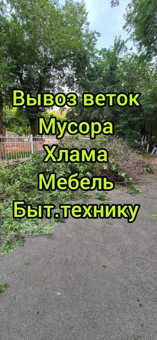 Вывоз веток/ грунта/ мебели/ хлама / дивана/ матраса/ кровати/ шкафаи