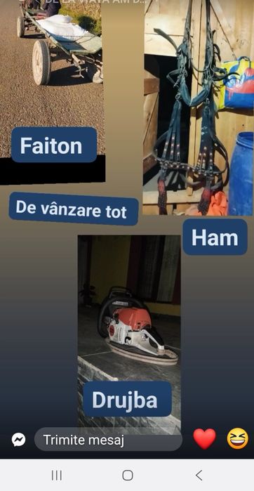 Vând Ham faiton si drujba stol 231