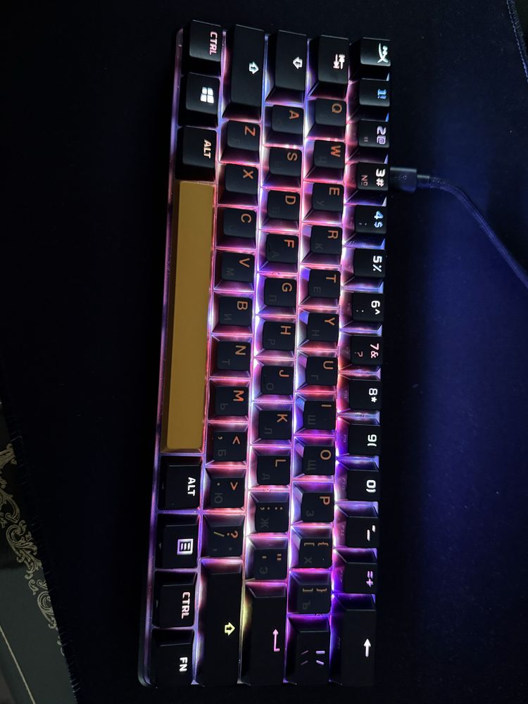 Механическая игровая клавиатура Hyper X Alloy Origins 60%