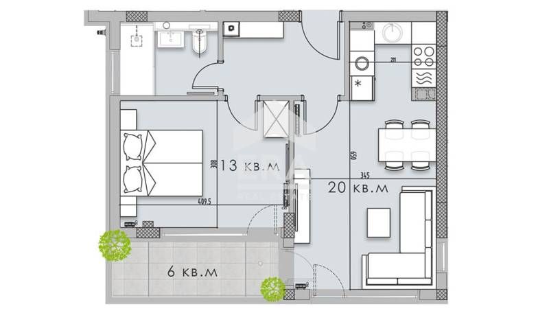 Продава се Двустаен апартамент в София, Кръстова вада - 65 кв.м за 2200 €/кв.м - Снимка #4