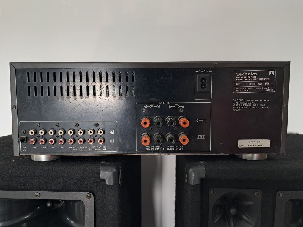 Amplificator Technics SU V650 clasa AA + Boxe 1000w
