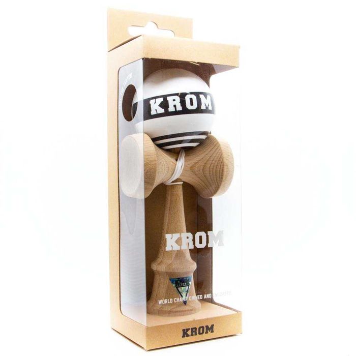 Kendama Krom Strogo White, noua