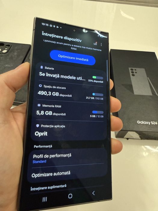 Samsung Galaxy S24 Ultra 512 GB, stare foarte buna, 2 huse , garantie