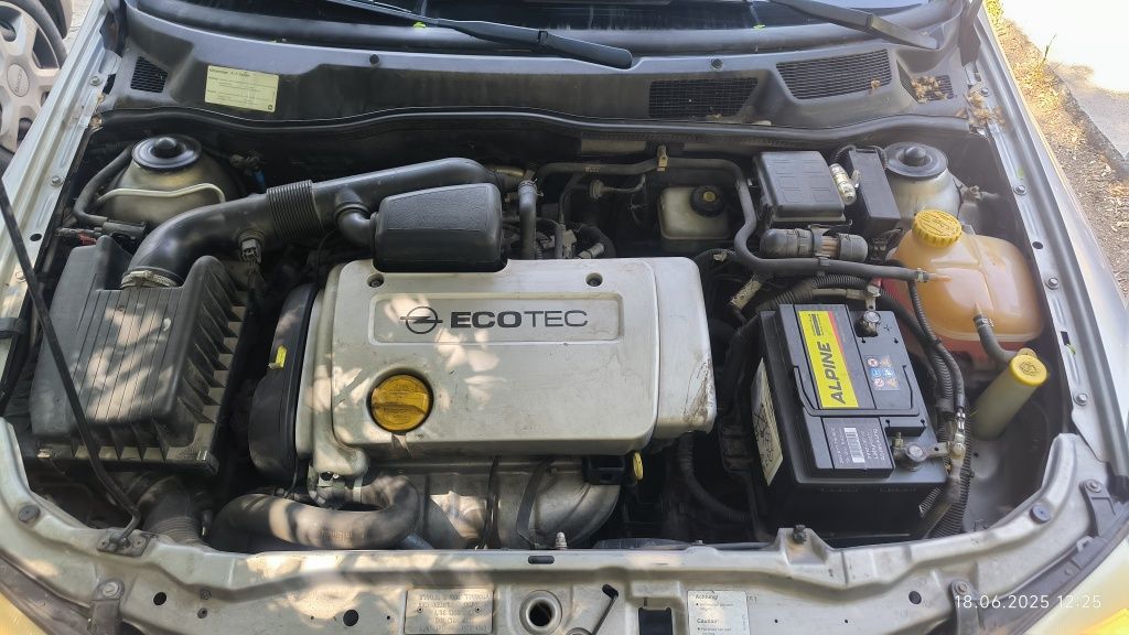 Опел Астра g 1.4 16v. 90к. 2001г.