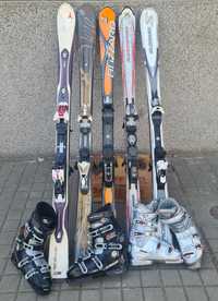 Карвинг ски и ски обувки в отлично състояние