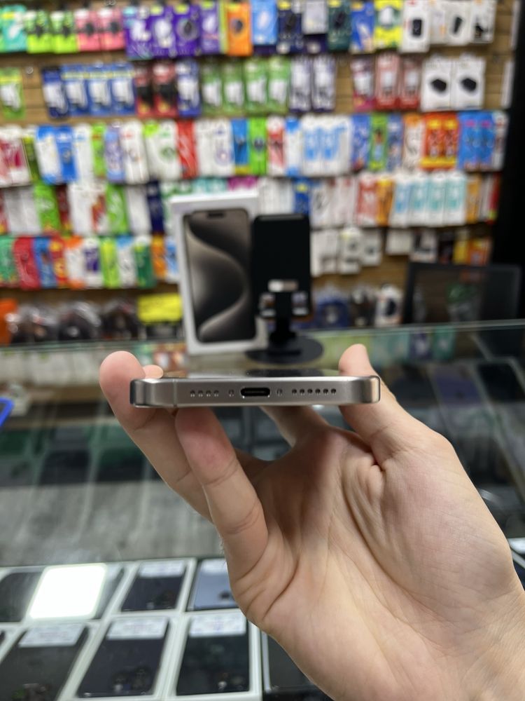 Iphone 15 Pro Max 256gb Natural titanium sim - Naqd va halol nasiyaga