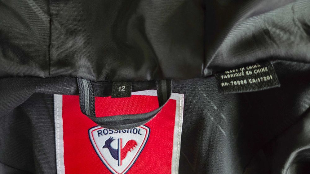 Детско скиорско яке с панталон и каска Rossignonl