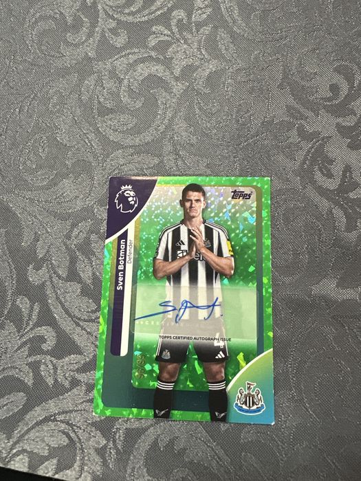 Продавам редки карти Topps premier league 25/26 с автографи и номера