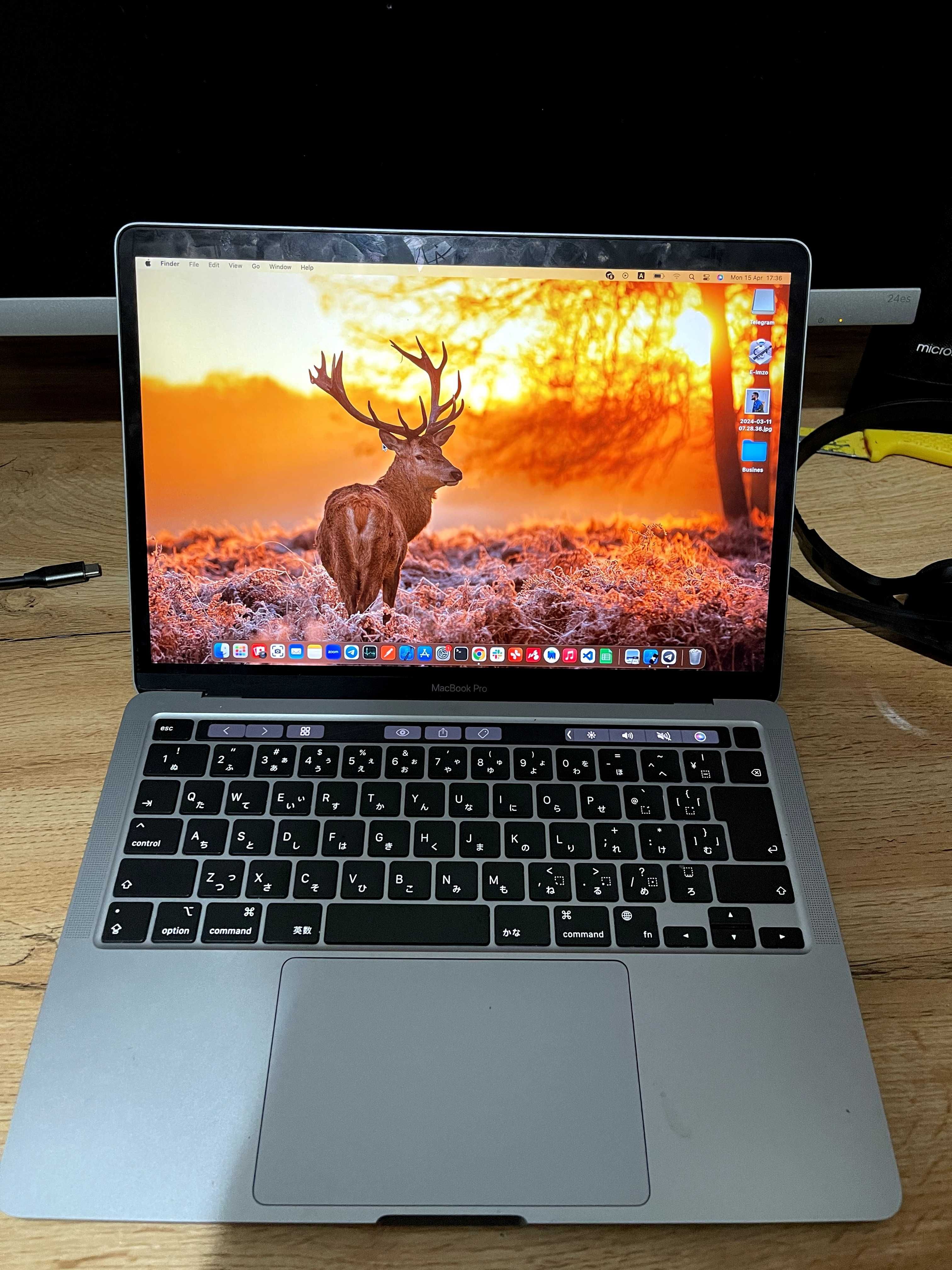 Apple MacBook Pro M1 8/256GB 2020 mukammal holatda