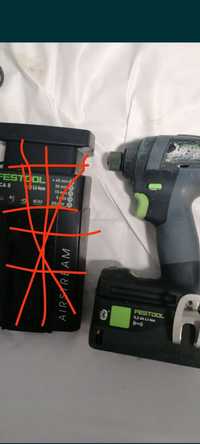 Impact festool tid18, acumulator de 5,2ah, 2020