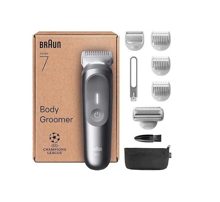 Електрическа самобръсначка Braun Body Groomer Series 7 BG7555 8 акс.