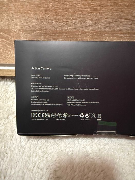Surfola Action Camera 4K 30fps