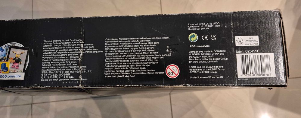 Запечатано LEGO Technic Porsche 911 RSR 42096, 1580 части