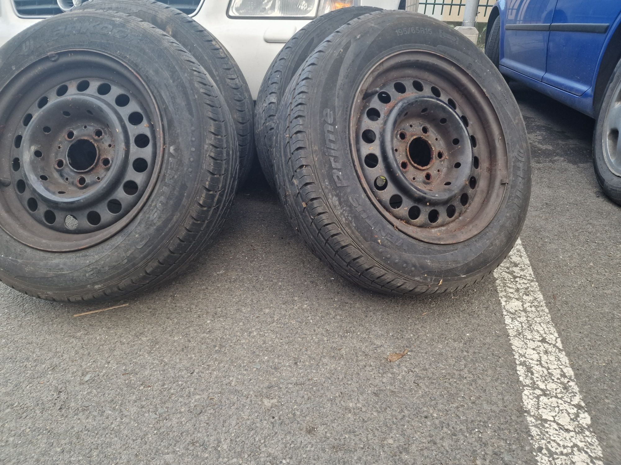 Летни гуми Hankook с джанти 195/65 r 15 болтове 5×112