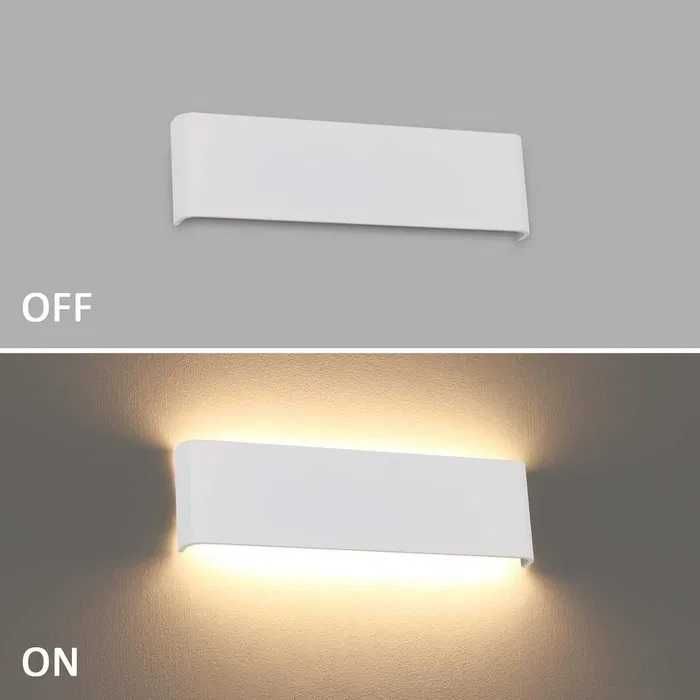 Модерни LED стенни лампи комплект 2бр -осветление отгоре и отдолу