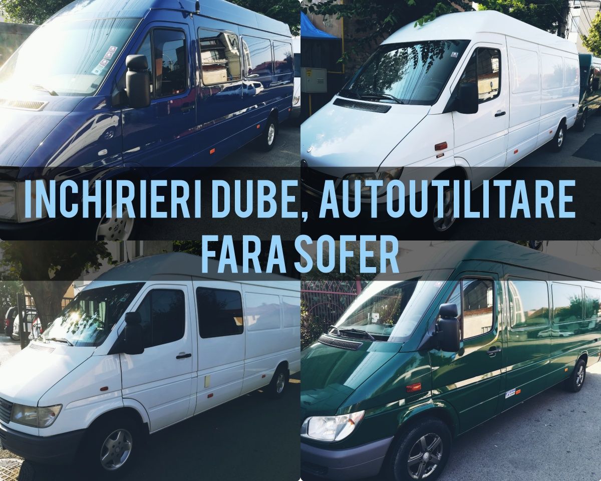 Inchirieri dube , autoutilitare 3.5 t , fara sofer