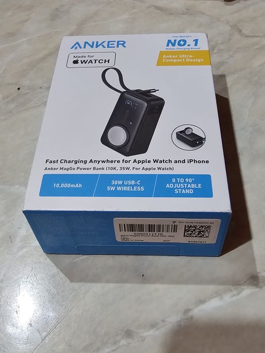 Acumulator extern Anker MagGo Apple Watch Ultra-Slim