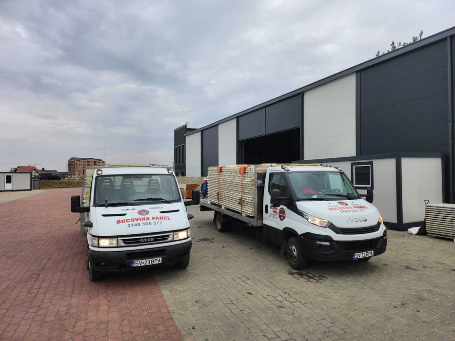 Panouri sandwich termoizolante / tabla cutata / policarbonat