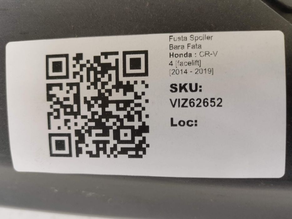 Предна спойлер-броня Хонда ЦР-В 4 [фейслифт] / Honda CR-V 4 [facelift]