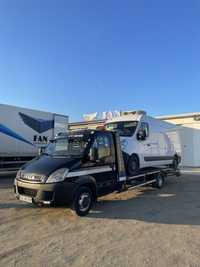 Tractari Auto Transport Autoutilitare Utilaje ATV Moto Platforma