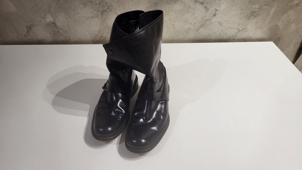 Cizme army din piele naturala  pentru barbati Emporio Armani