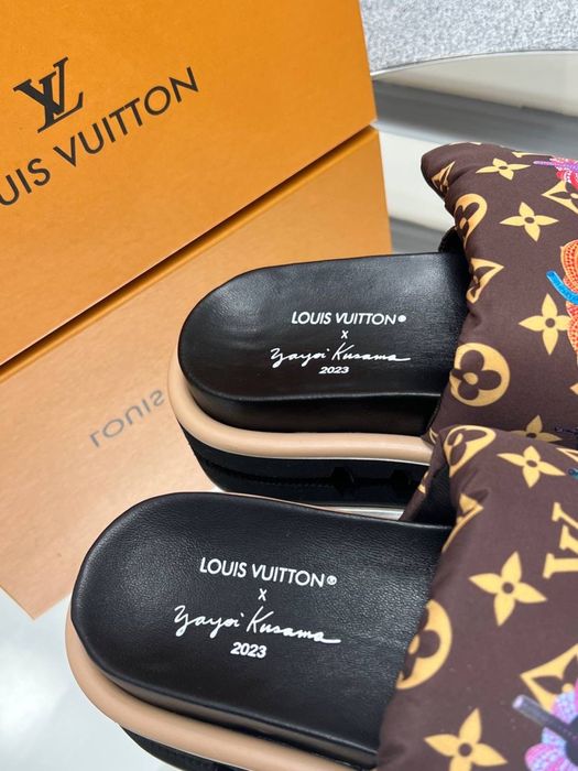 Papuci-Slapi Louis Vuitton POZE REALE- mărimi 36-41