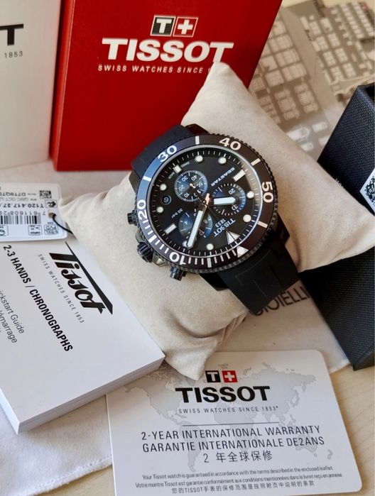Tissot Seastar 1000 T-Sport Total Black Dial Diver