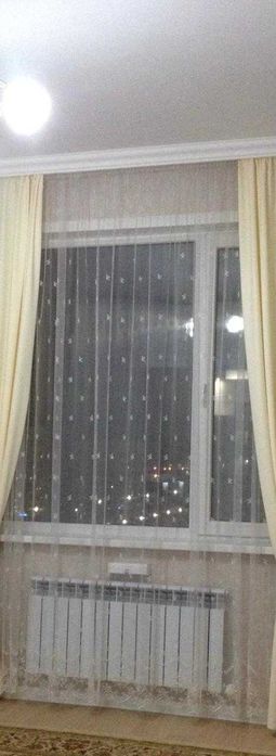 Тюль  с рисунком на одно окно